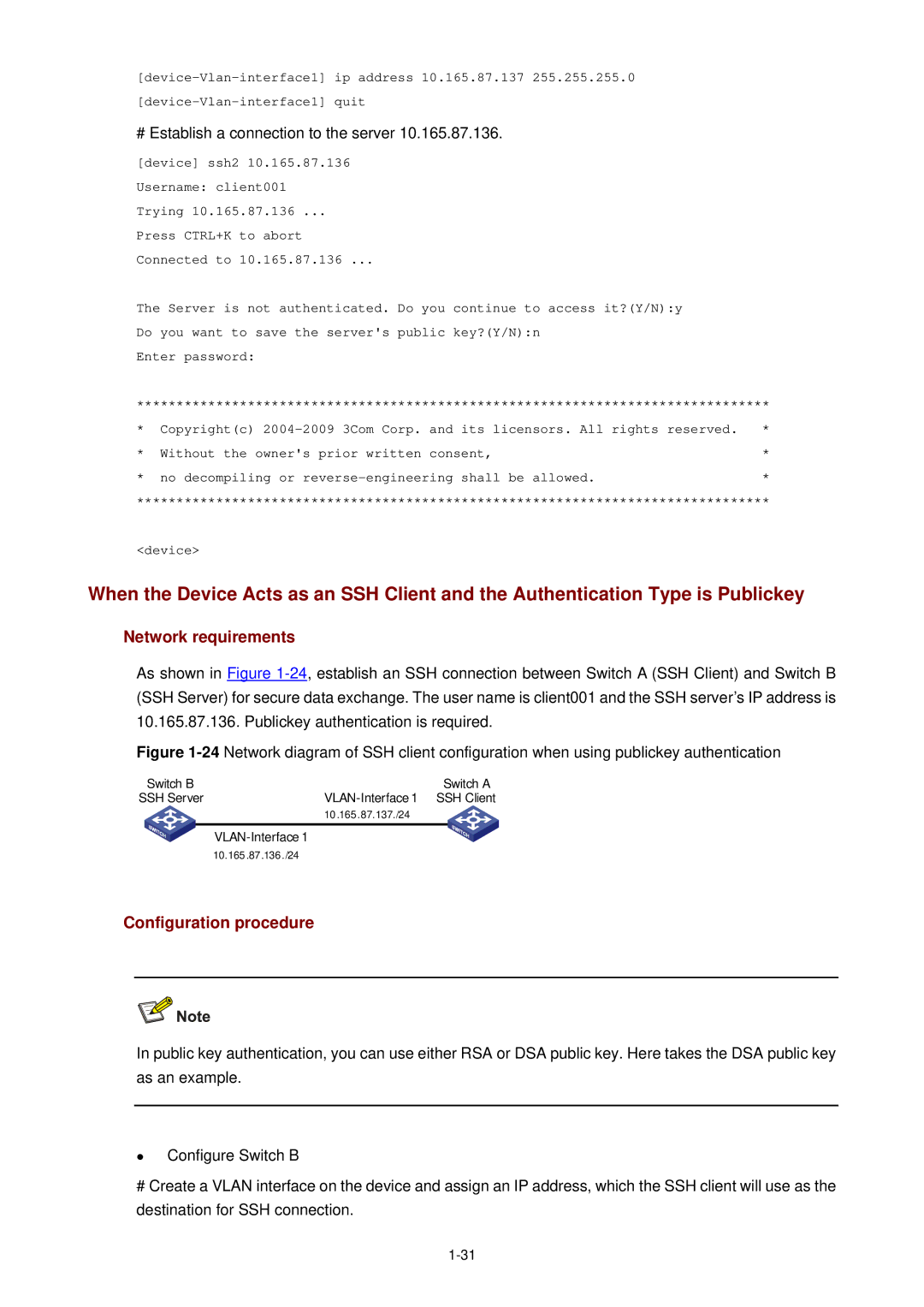 3Com WX3000 operation manual # Establish a connection to the server 