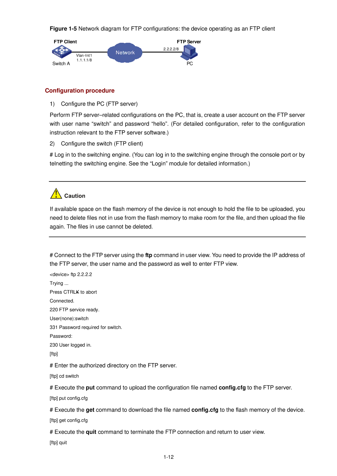 3Com WX3000 operation manual # Enter the authorized directory on the FTP server 