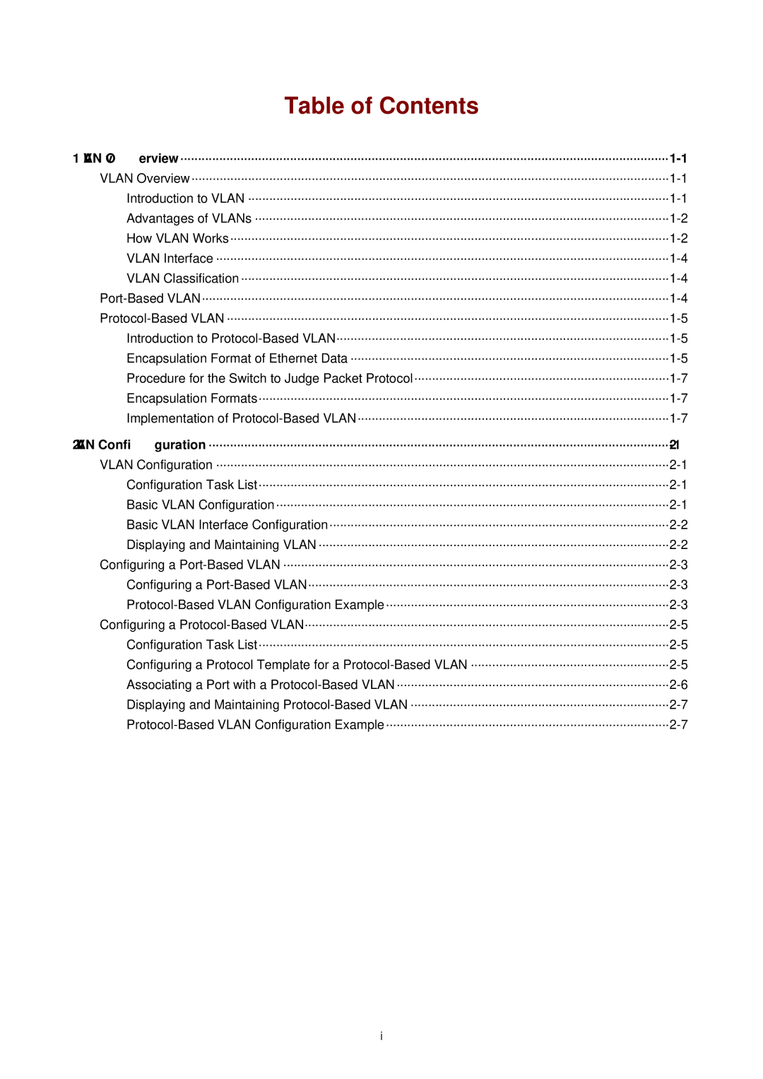 3Com WX3000 operation manual Table of Contents 