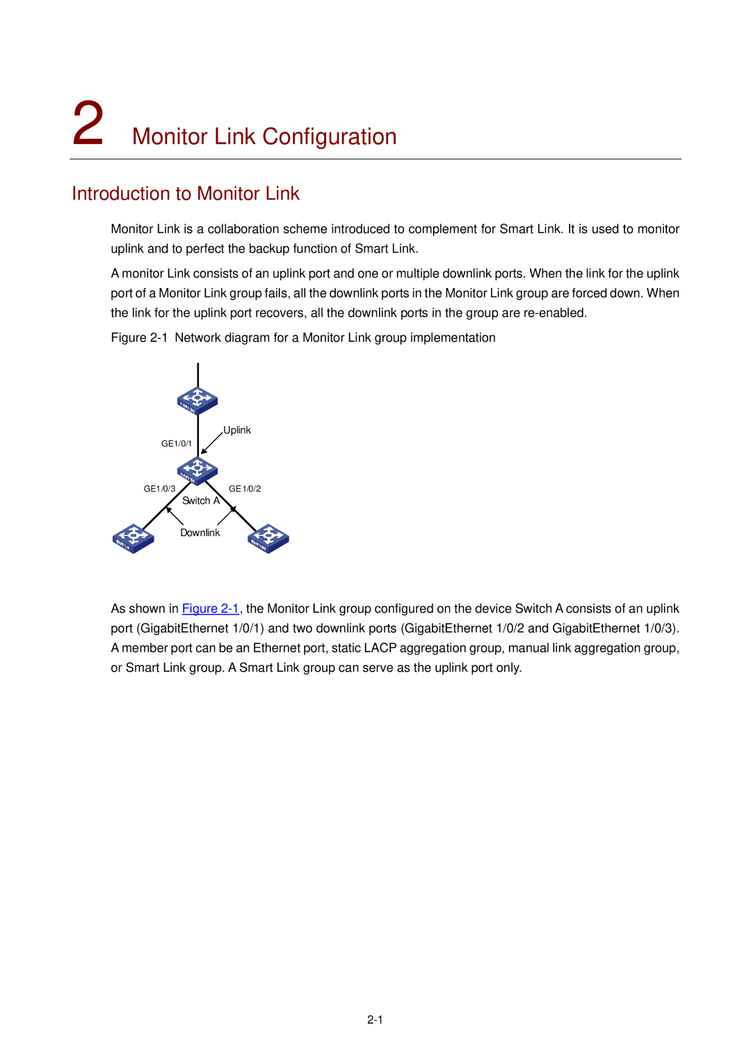 3Com WX3000 operation manual Monitor Link Configuration, Introduction to Monitor Link 