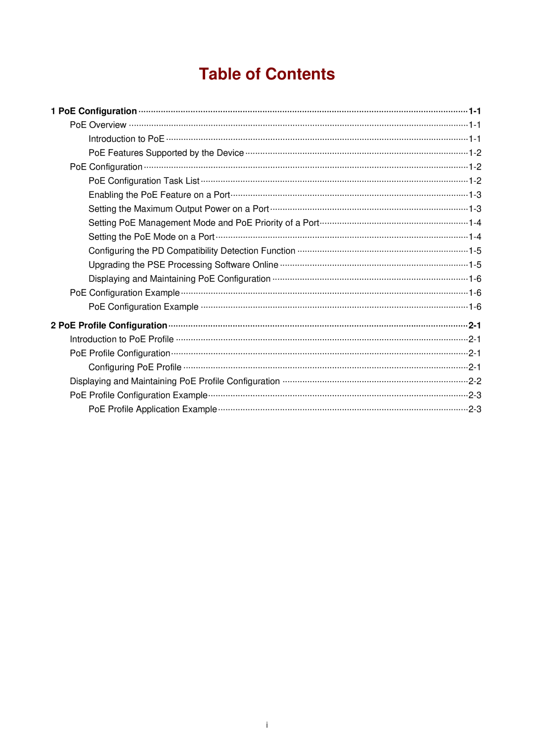 3Com WX3000 operation manual Table of Contents 