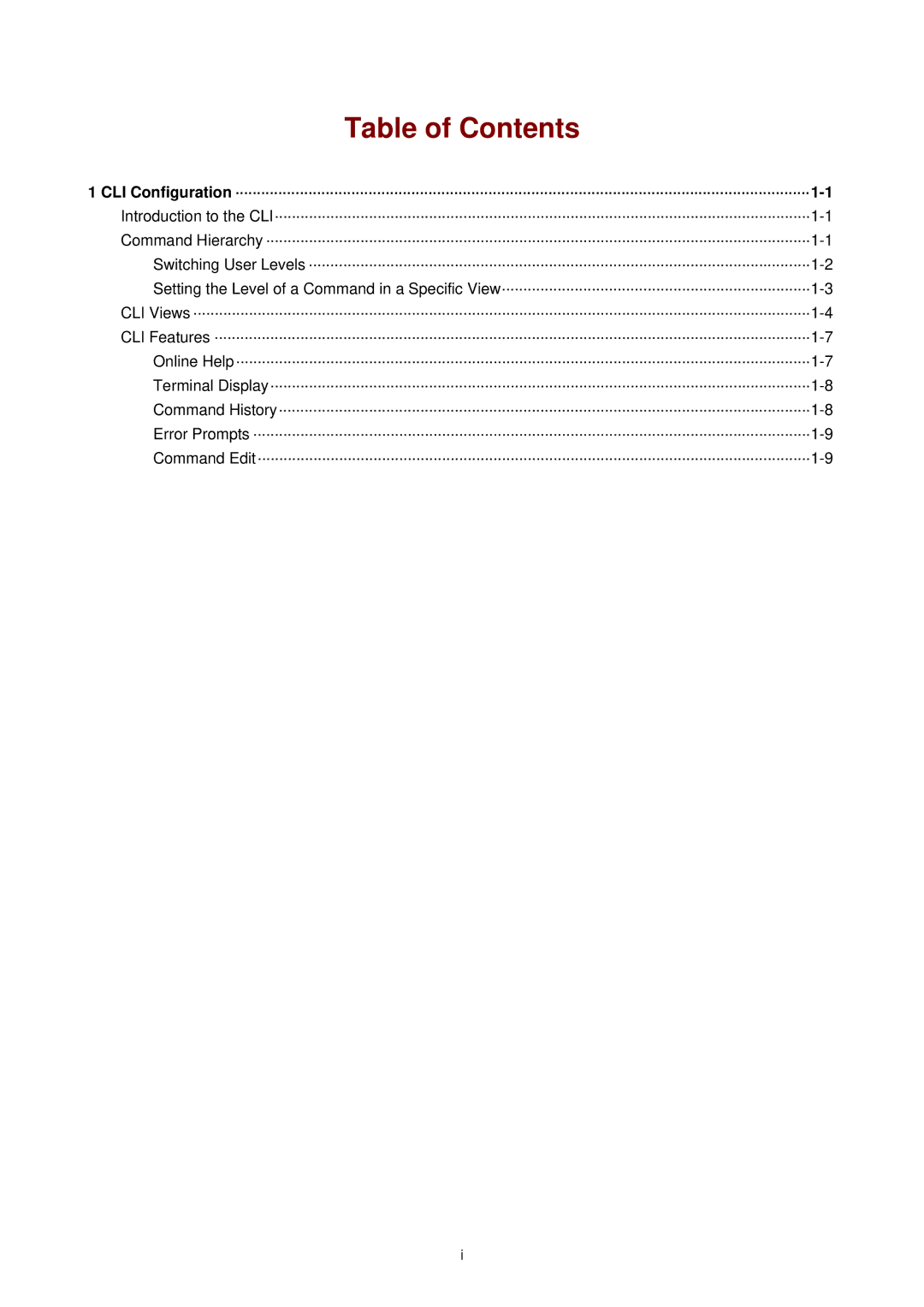 3Com WX3000 operation manual Table of Contents 