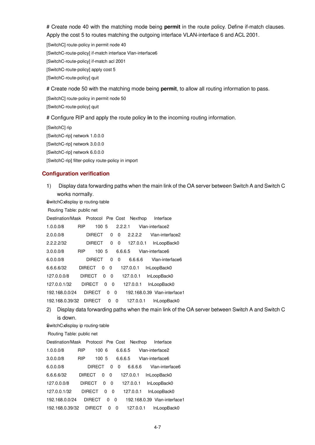 3Com WX3000 operation manual Configuration verification 