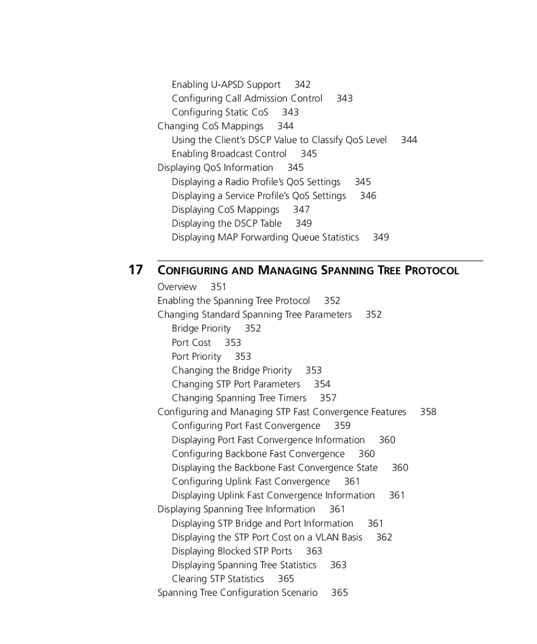 3Com WXR100 3CRWXR10095A, WX4400 3CRWX440095A, WX1200 3CRWX120695A manual Configuring and Managing Spanning Tree Protocol 