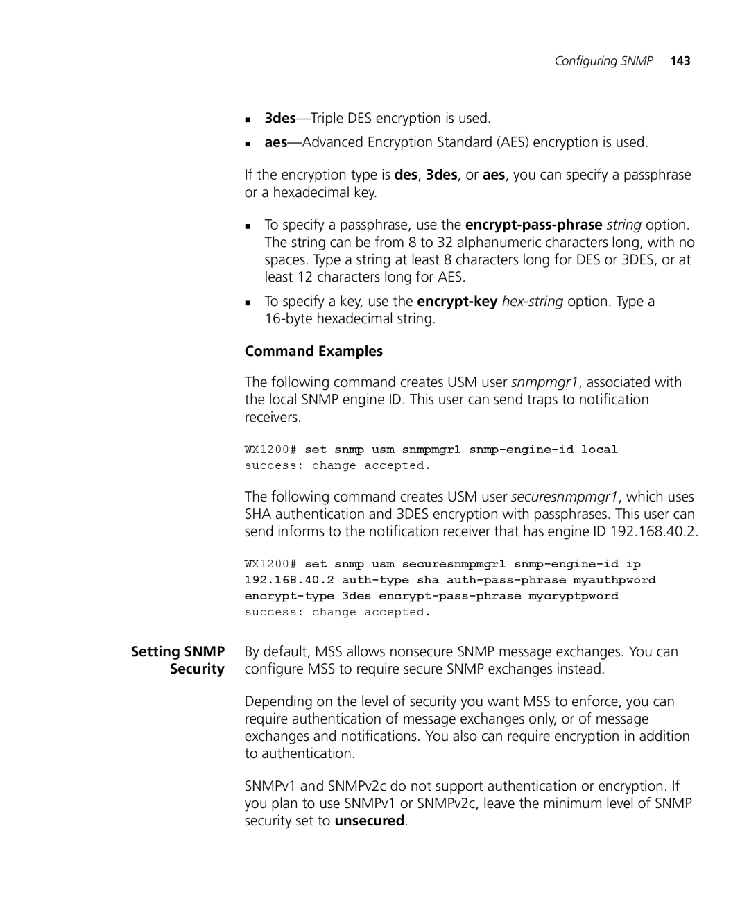 3Com WX2200 3CRWX220095A, WXR100 3CRWXR10095A, WX4400 3CRWX440095A, WX1200 3CRWX120695A manual Command Examples 