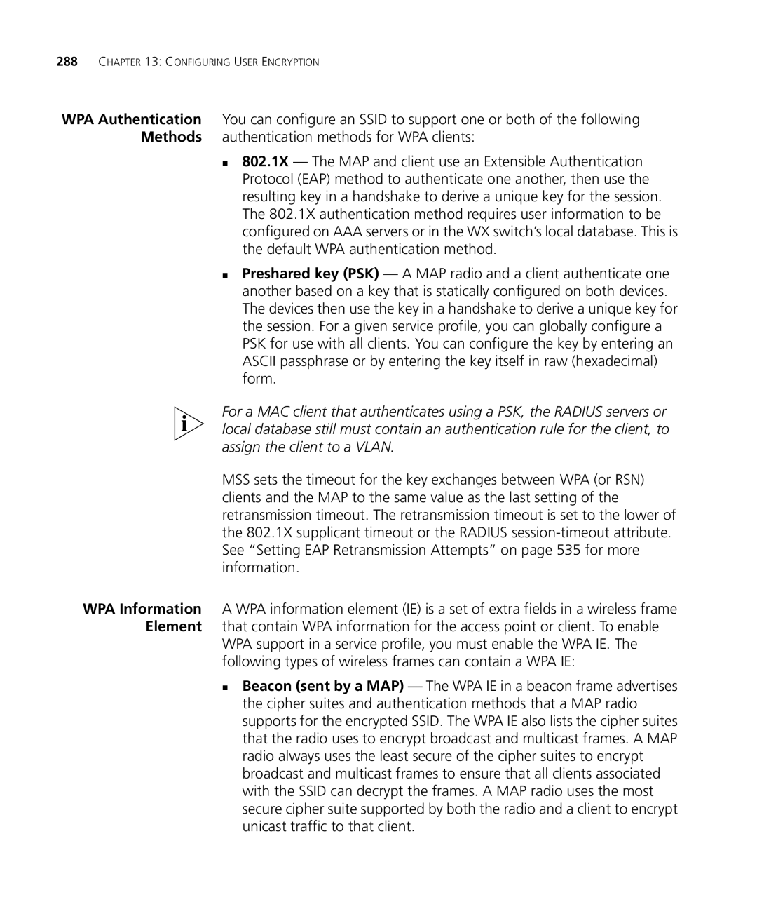 3Com WXR100 3CRWXR10095A, WX4400 3CRWX440095A, WX1200 3CRWX120695A, WX2200 3CRWX220095A manual Configuring User Encryption 