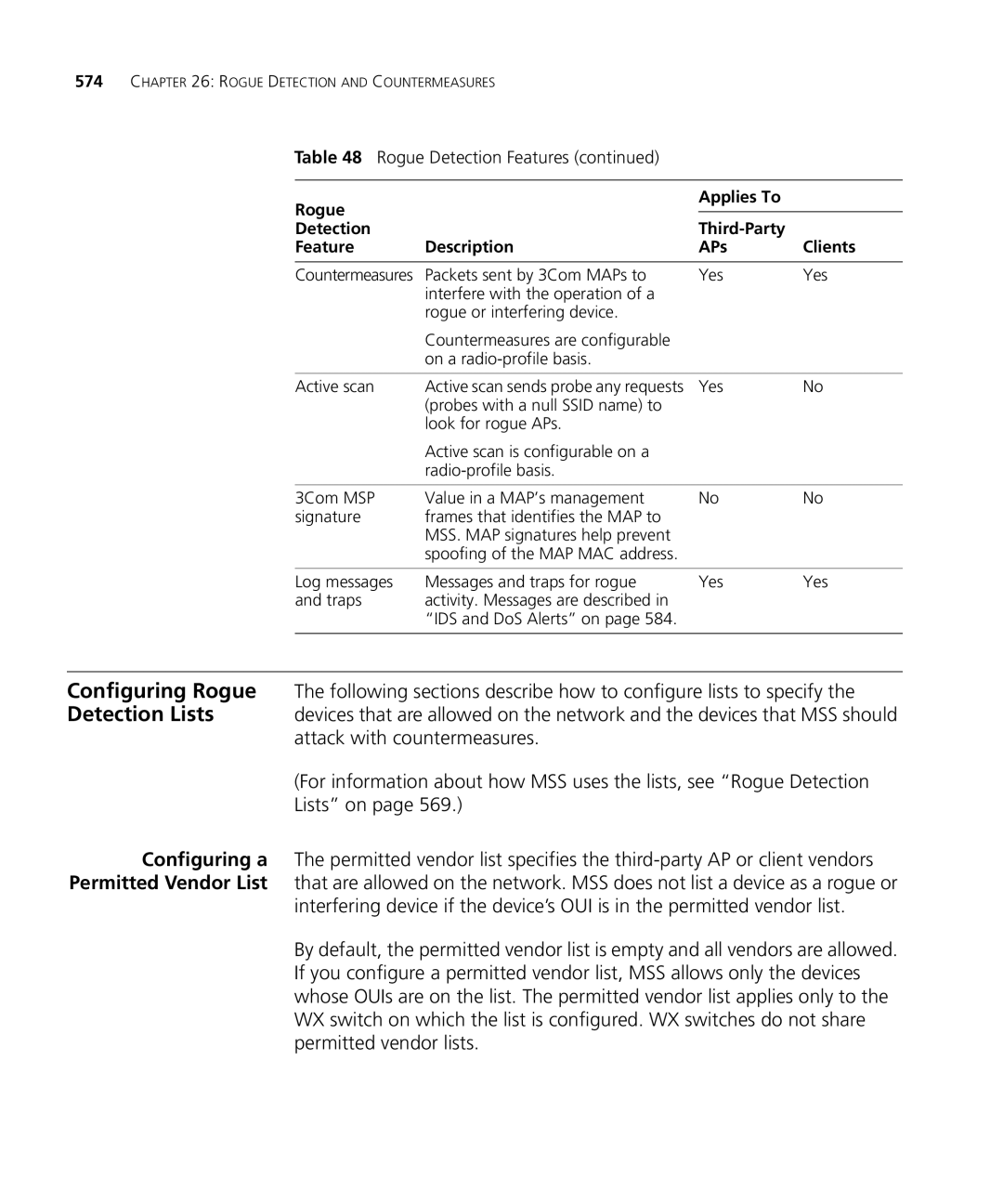 3Com WX1200 3CRWX120695A, WXR100 3CRWXR10095A, WX4400 3CRWX440095A, WX2200 3CRWX220095A manual Countermeasures 