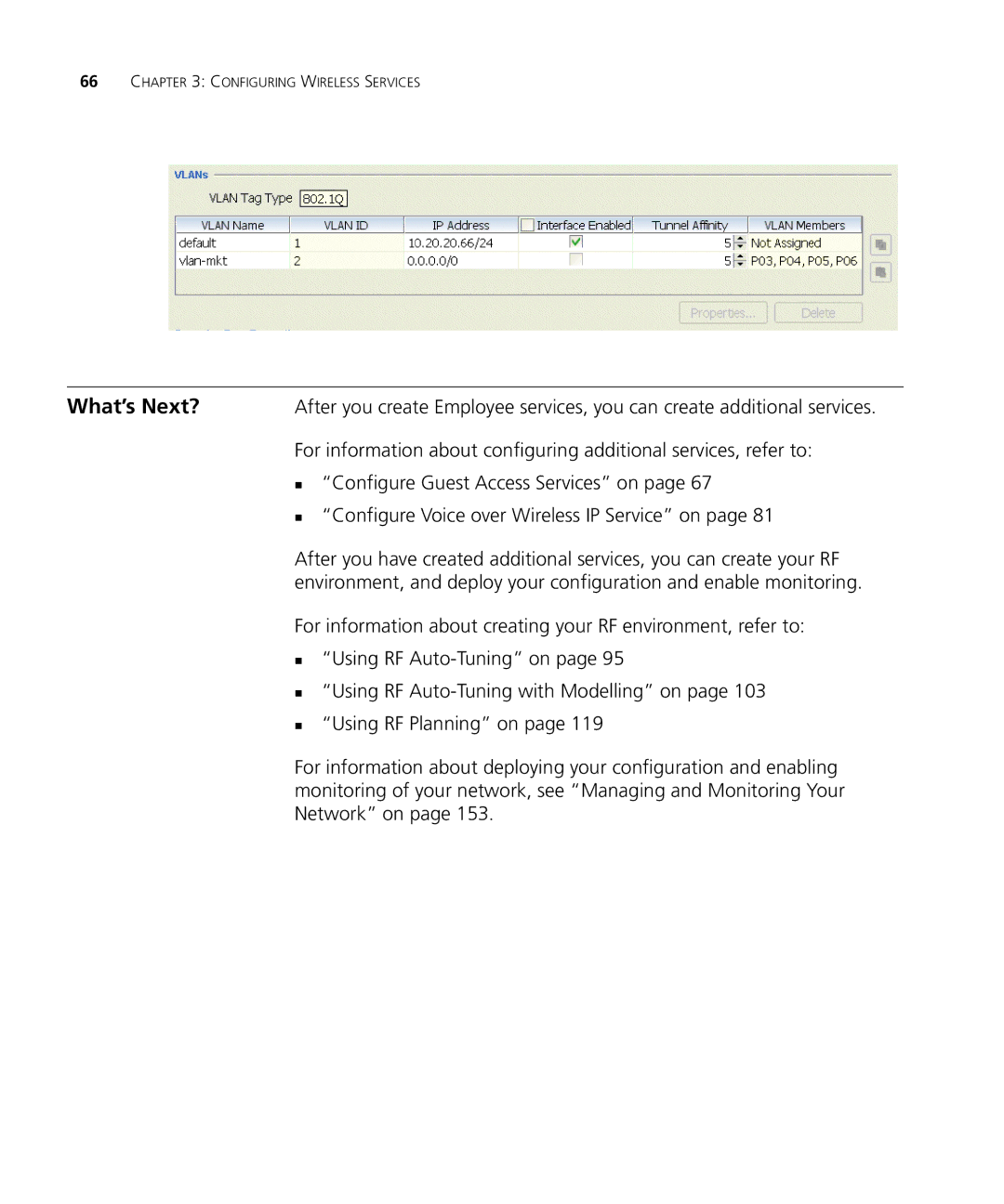 3Com WXR100 3CRWXR10095A, WX4400 3CRWX440095A, WX1200 3CRWX120695A manual Configuring Wireless Services 