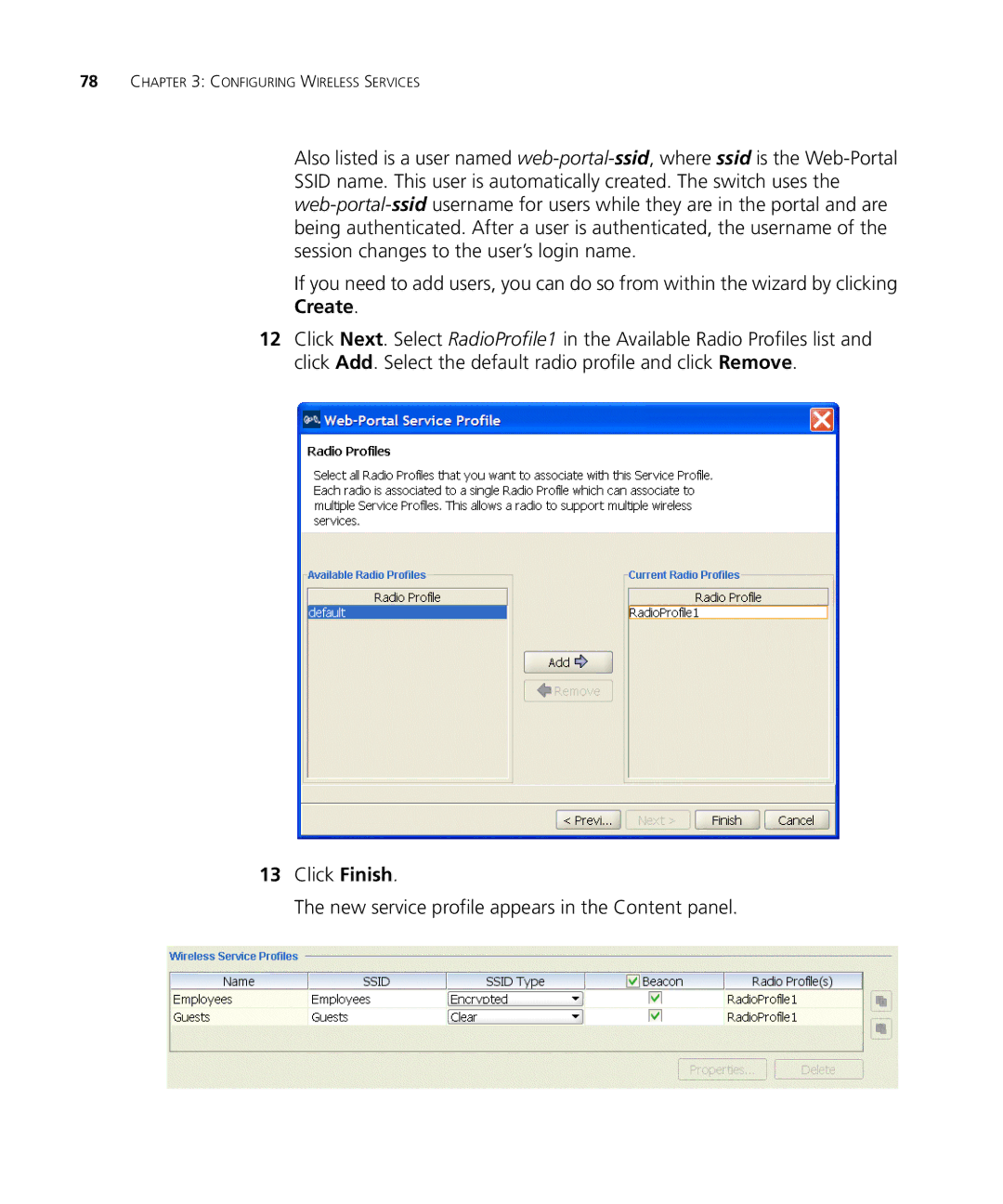 3Com WXR100 3CRWXR10095A, WX4400 3CRWX440095A, WX1200 3CRWX120695A manual Create 