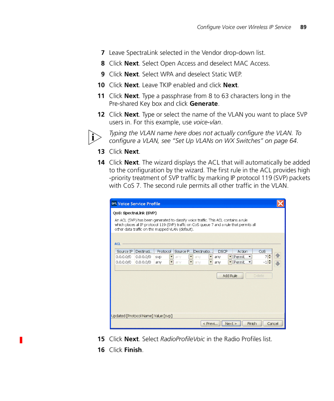 3Com WX1200 3CRWX120695A, WXR100 3CRWXR10095A, WX4400 3CRWX440095A manual Click Next 