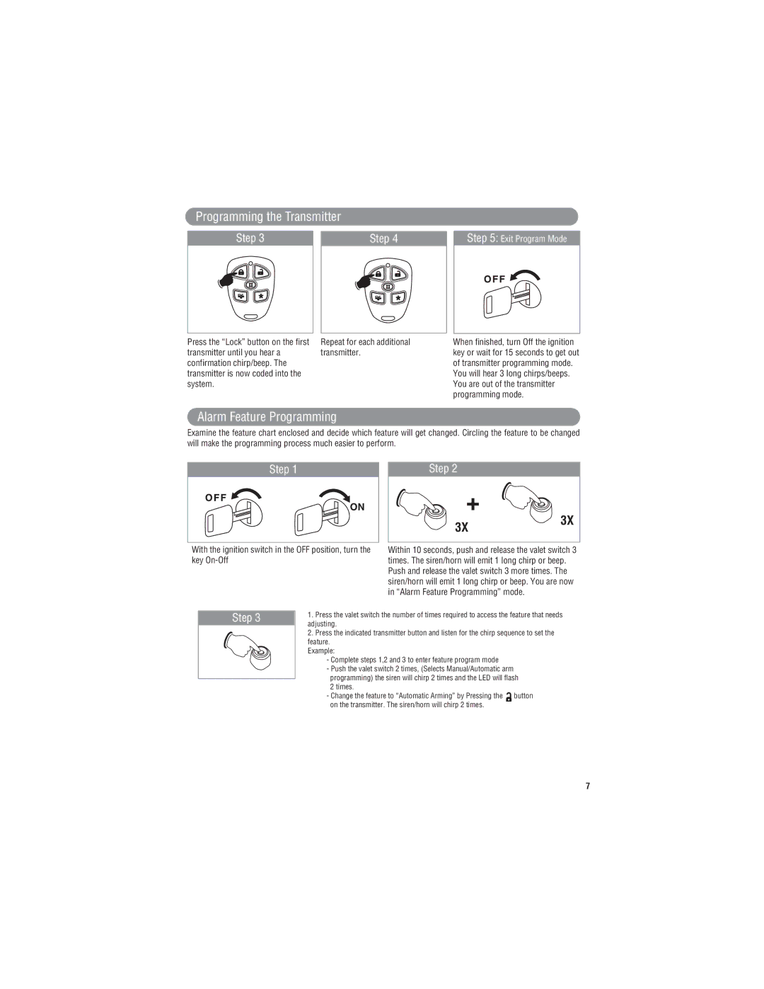 3Com owner manual Alarm Feature Programming, 3X3X 