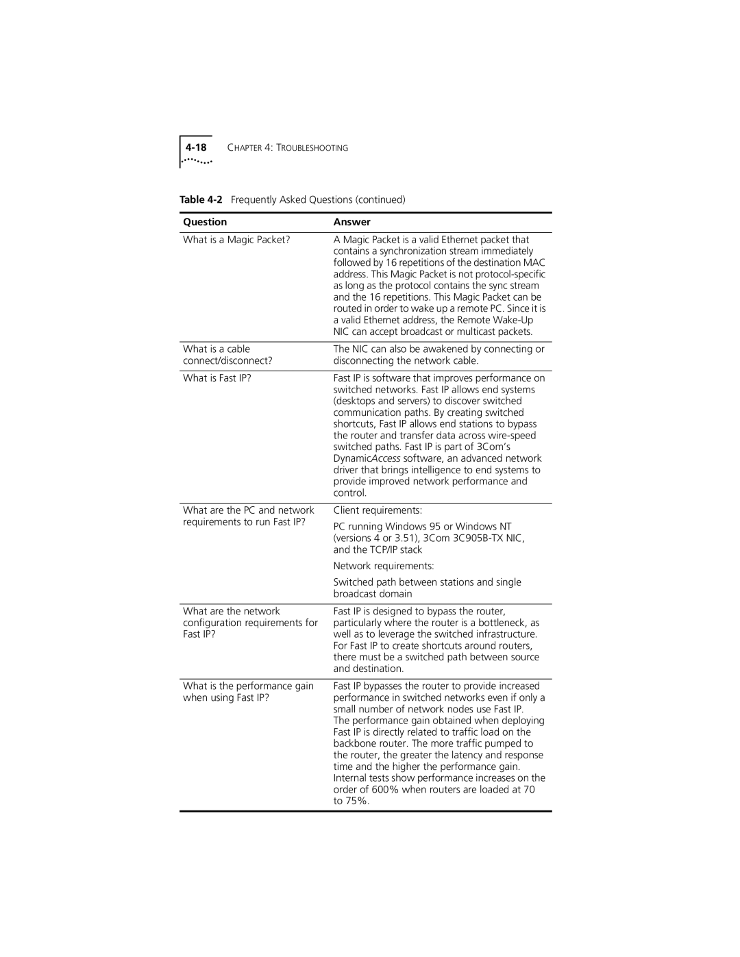 3Com XL PCI manual QuestionAnswer, What is a Magic Packet? 