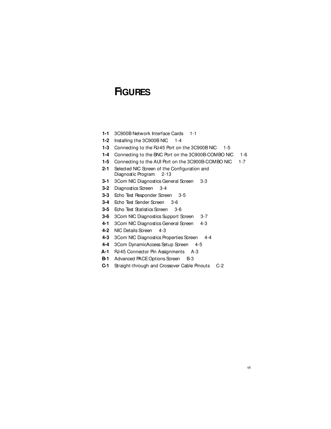 3Com XLPCI manual Figures 