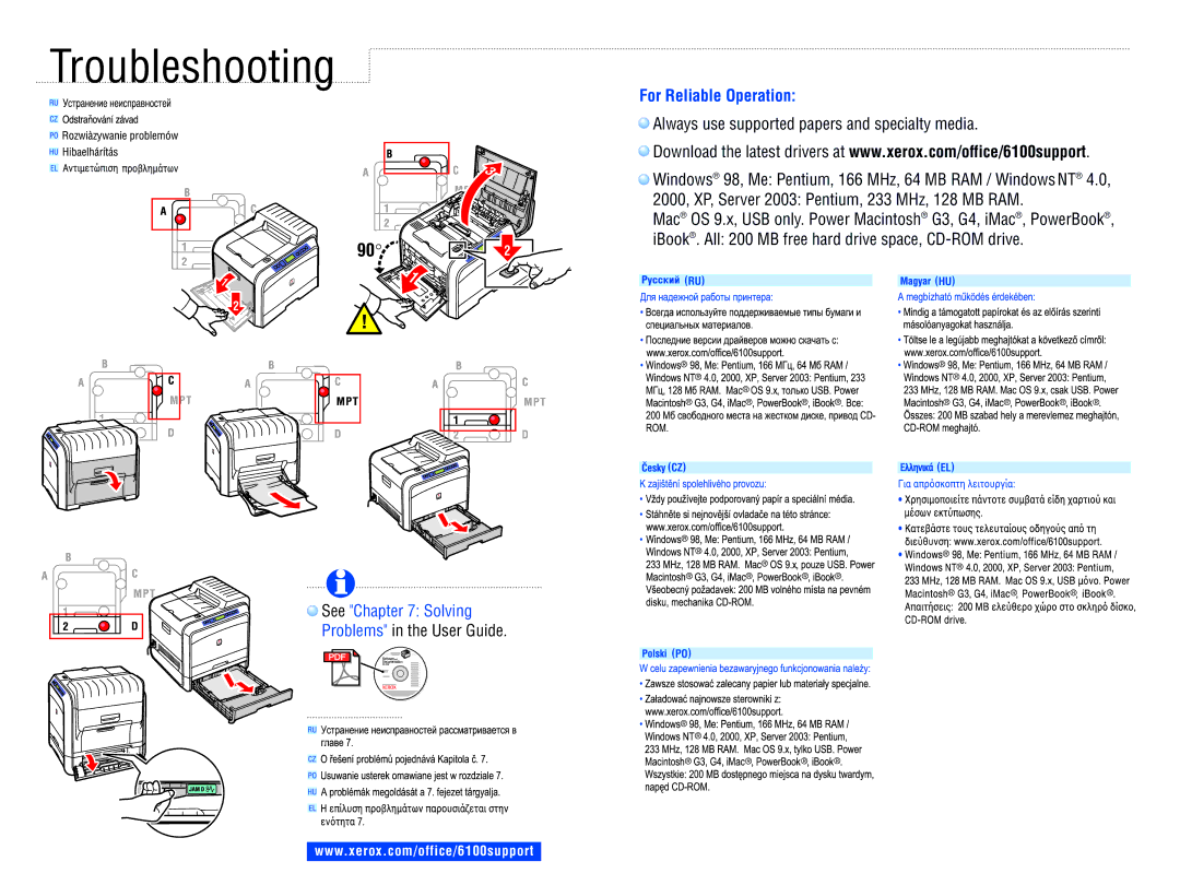 3D Connexion 6100 manual Troubleshooting, For Reliable Operation 