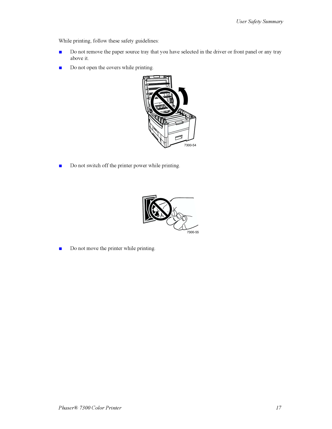 3D Connexion 7300 manual Do not switch off the printer power while printing 