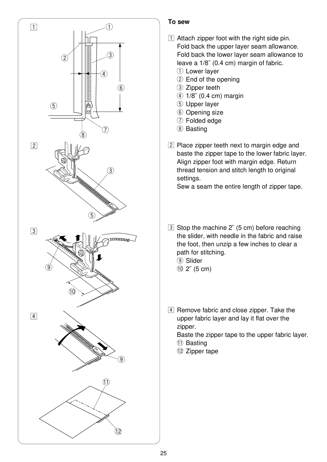 3D Connexion 7318 instruction manual To sew 