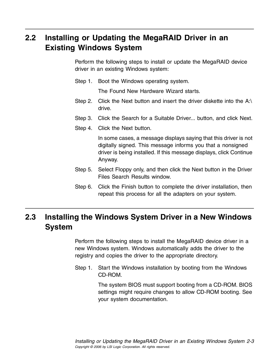 3D Connexion DB15-000358-00 manual Installing the Windows System Driver in a New Windows System 