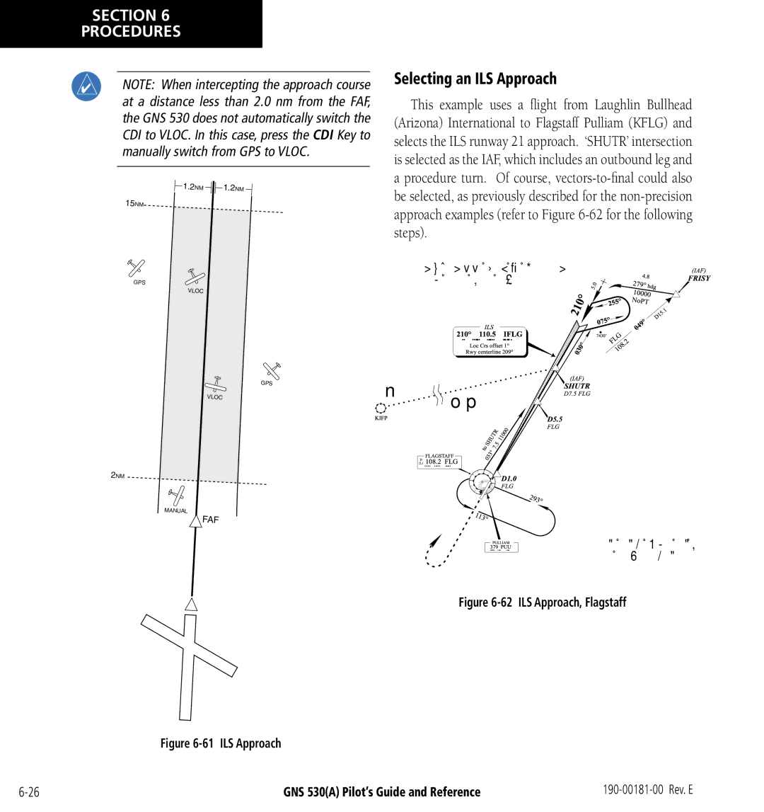 3D Connexion GNS 530(A) manual  , Selecting an ILS Approach 