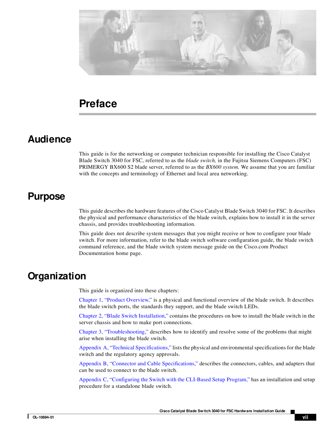 3D Connexion OL-10694-01 appendix Audience, Purpose, Organization, Preface 