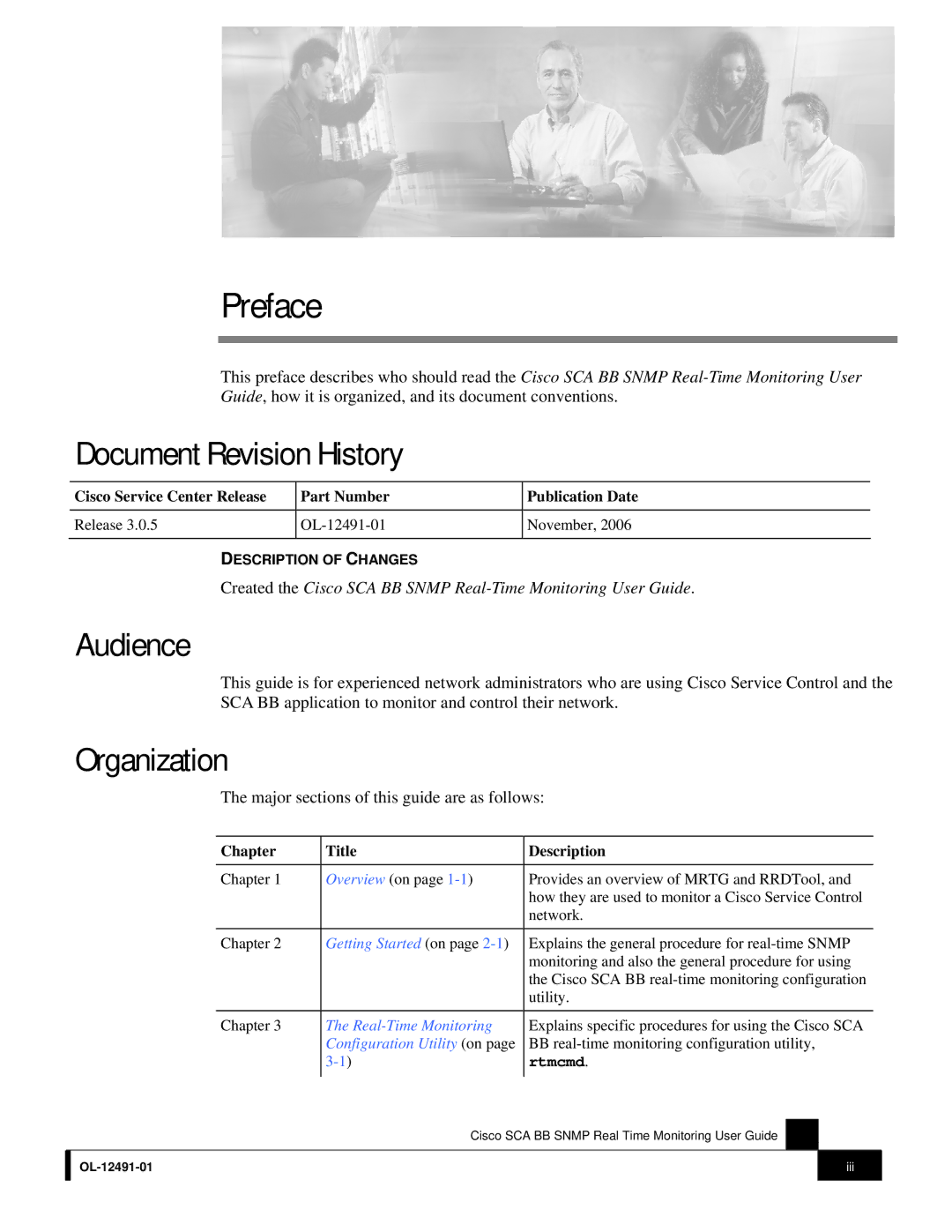 3D Connexion OL-12491-01 manual Preface, Document Revision History, Audience, Organization 