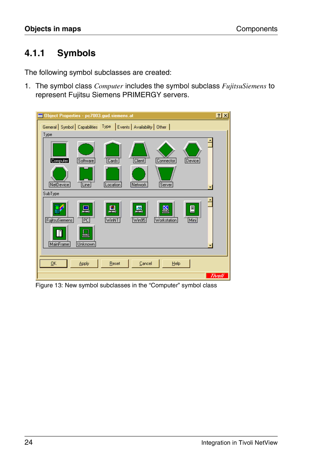 3D Connexion TivoII manual Symbols, New symbol subclasses in the Computer symbol class 