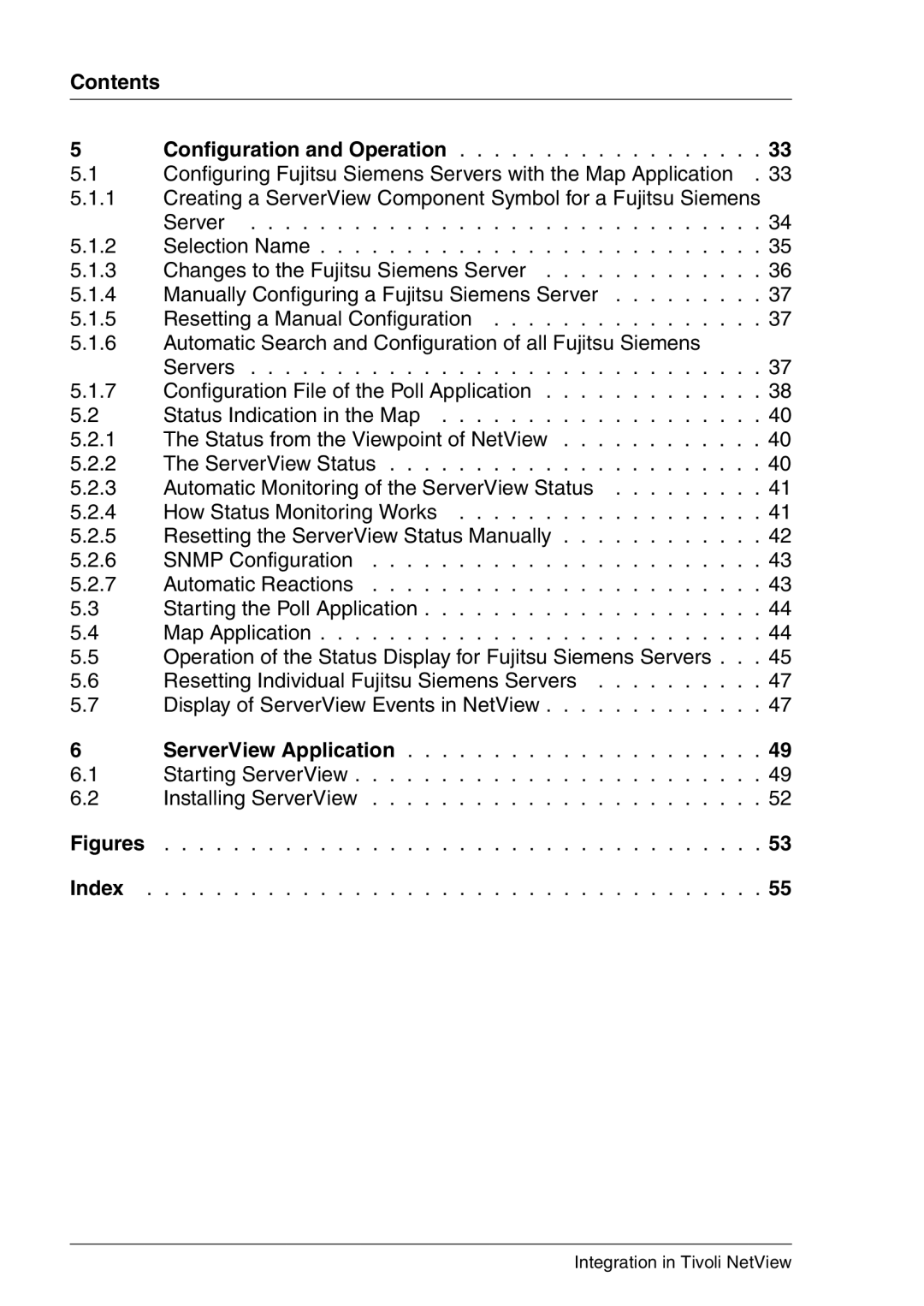 3D Connexion TivoII manual ServerView Application, Figures Index 