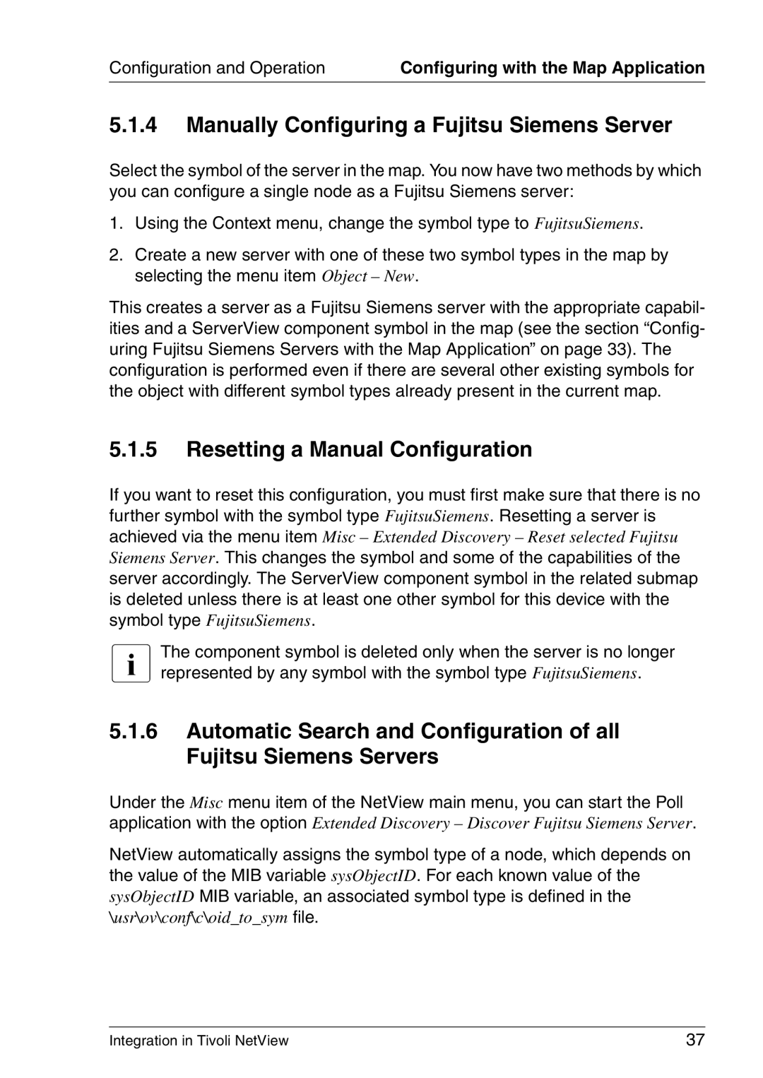 3D Connexion TivoII manual Manually Configuring a Fujitsu Siemens Server, Resetting a Manual Configuration 