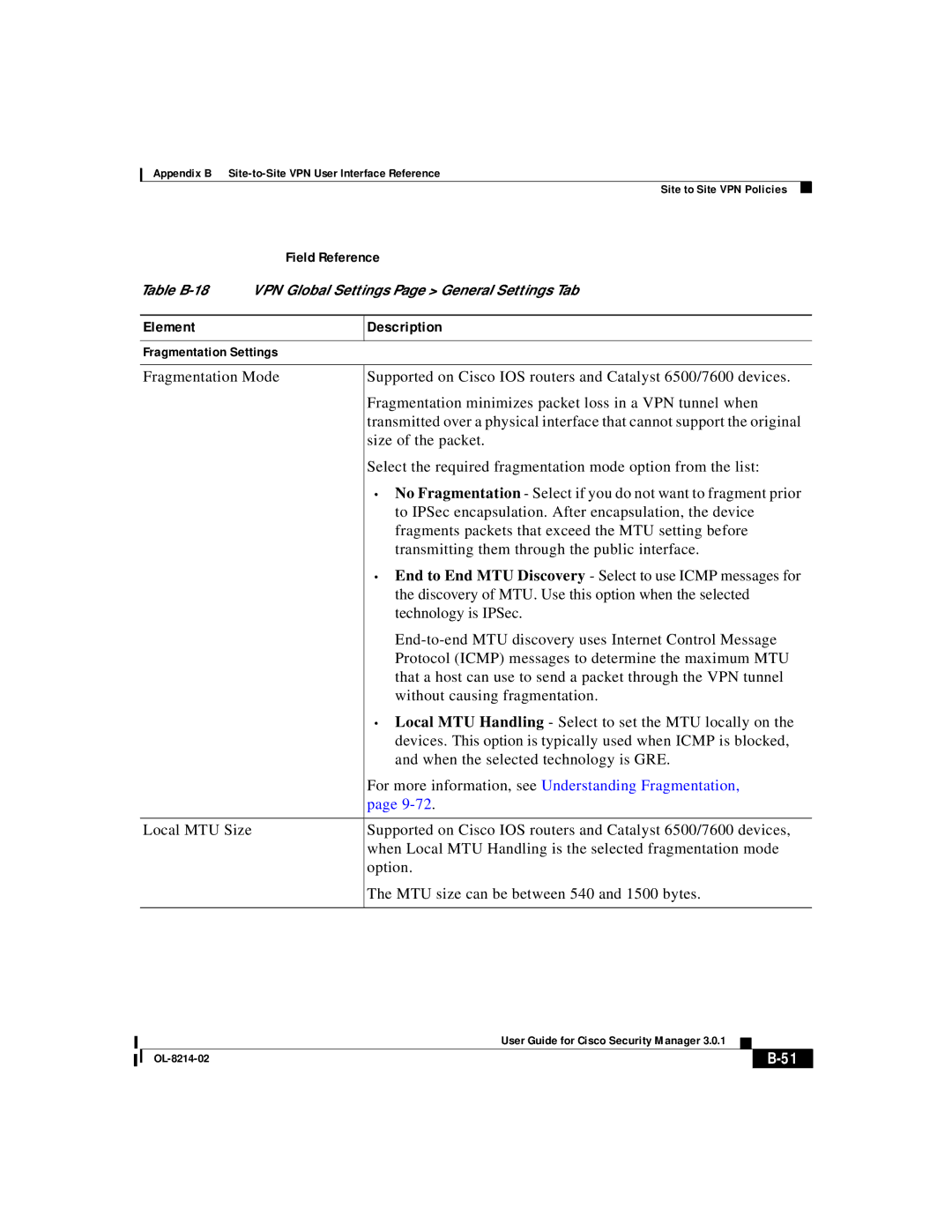 3D Innovations 3.0.1 appendix For more information, see Understanding Fragmentation 