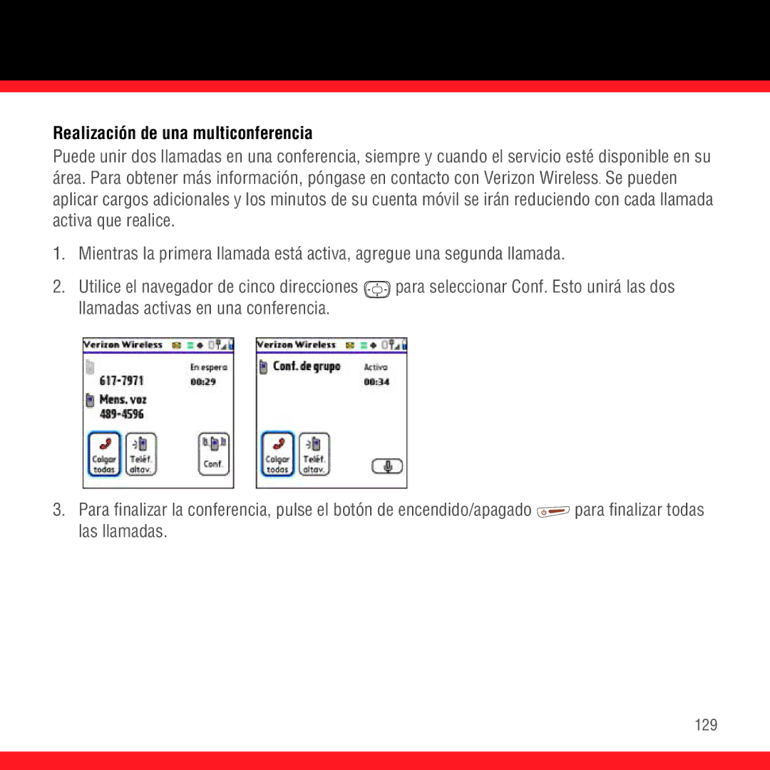 3D Innovations 700P manual Realización de una multiconferencia 