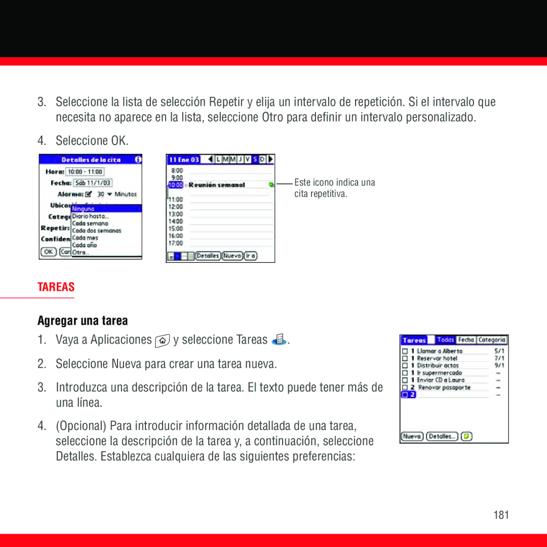 3D Innovations 700P manual Agregar una tarea, Tareas 