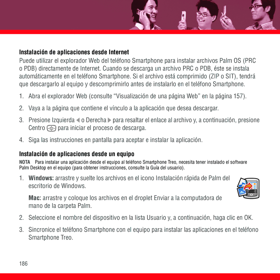 3D Innovations 700P manual Instalación de aplicaciones desde Internet, Instalación de aplicaciones desde un equipo 