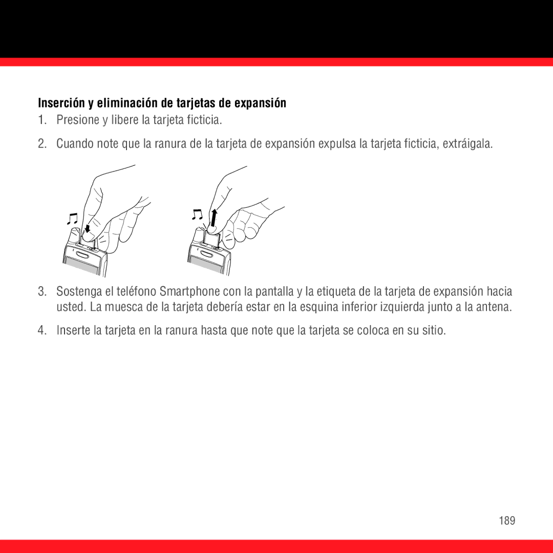 3D Innovations 700P manual Inserción y eliminación de tarjetas de expansión, Presione y libere la tarjeta ficticia 