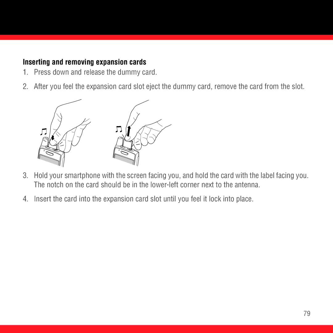 3D Innovations 700P manual Inserting and removing expansion cards, Press down and release the dummy card 