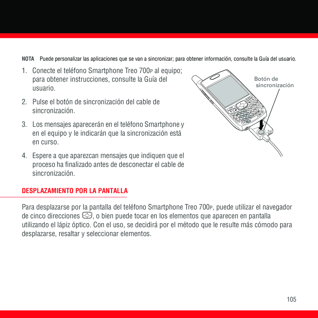 3D Innovations 700P manual Pulse el botón de sincronización del cable de sincronización 