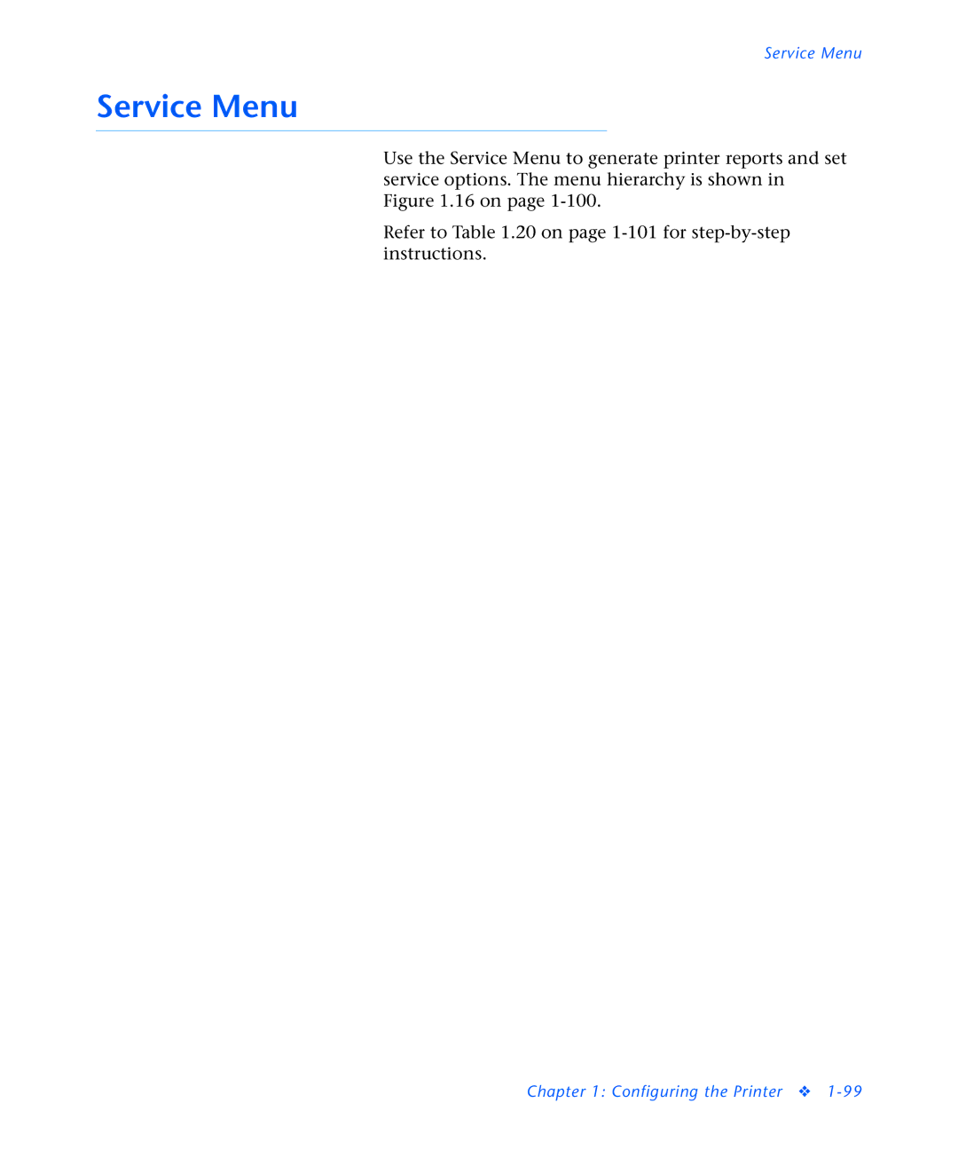 3D Innovations NC60 manual Service Menu 