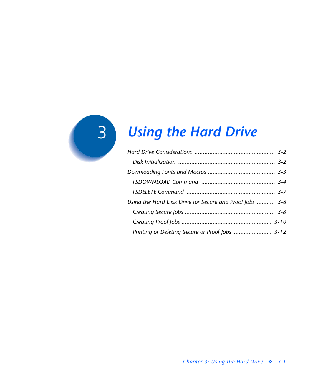 3D Innovations NC60 manual Using the Hard Drive 