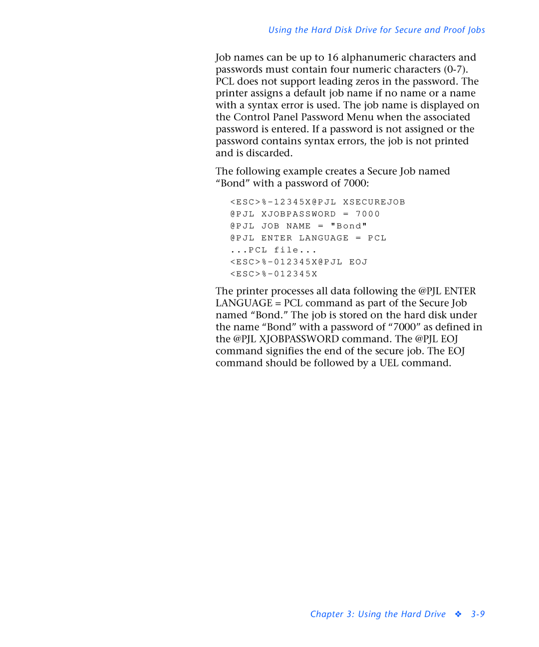 3D Innovations NC60 manual @PJL Enter Language = PCL 