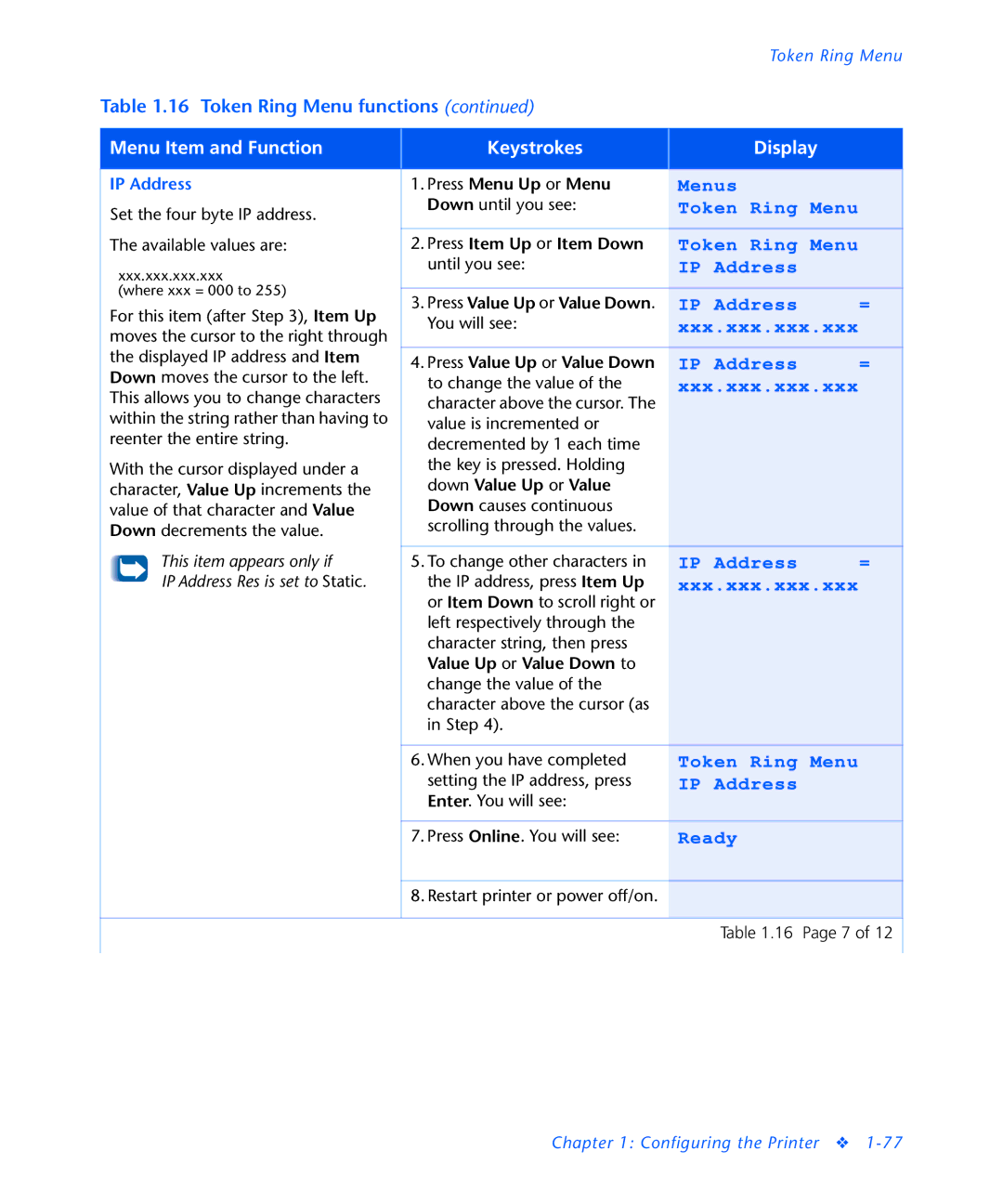 3D Innovations NC60 manual Restart printer or power off/on. .16 Page 7 