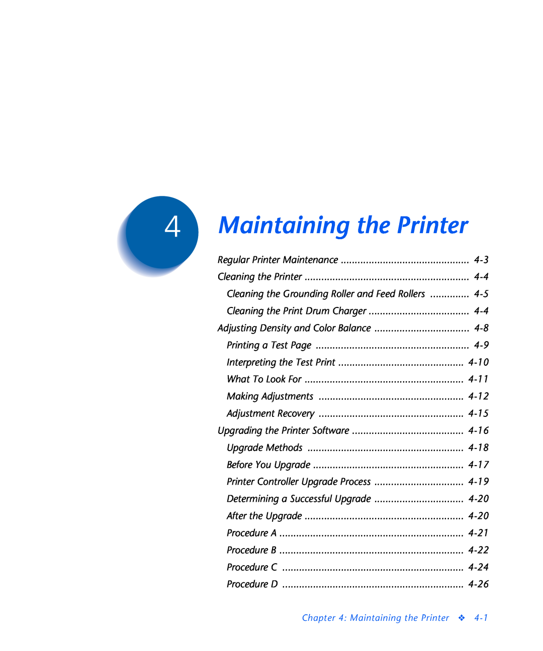 3D Innovations NC60 manual Maintaining the Printer 