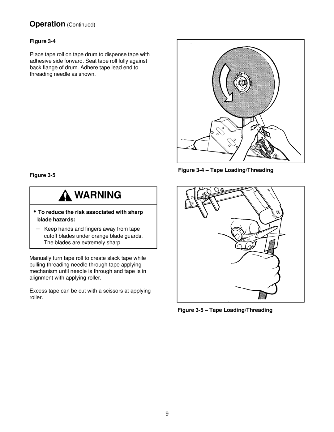 3M 10500 manual Tape Loading/Threading 