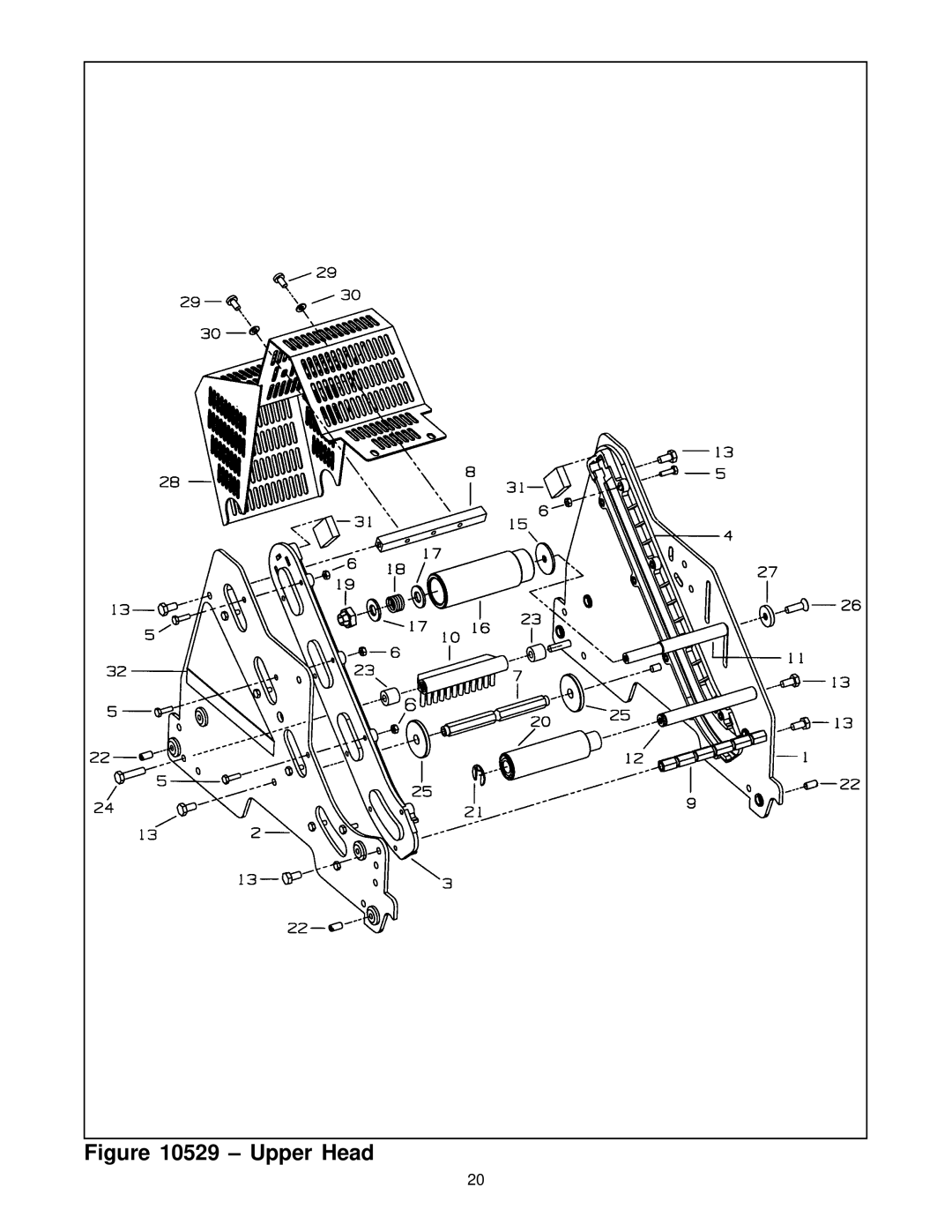 3M 10500 manual Upper Head 