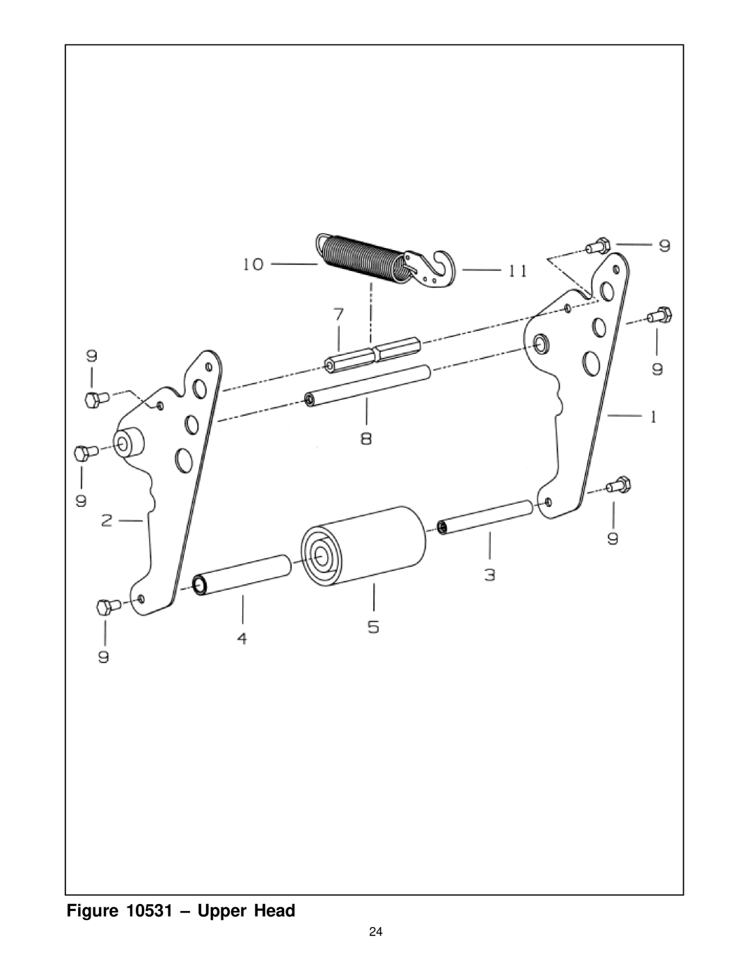 3M 10500 manual Upper Head 