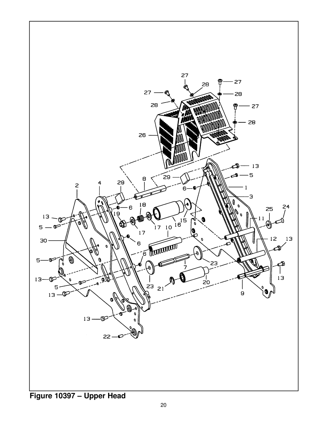 3M 10500 manual Upper Head 