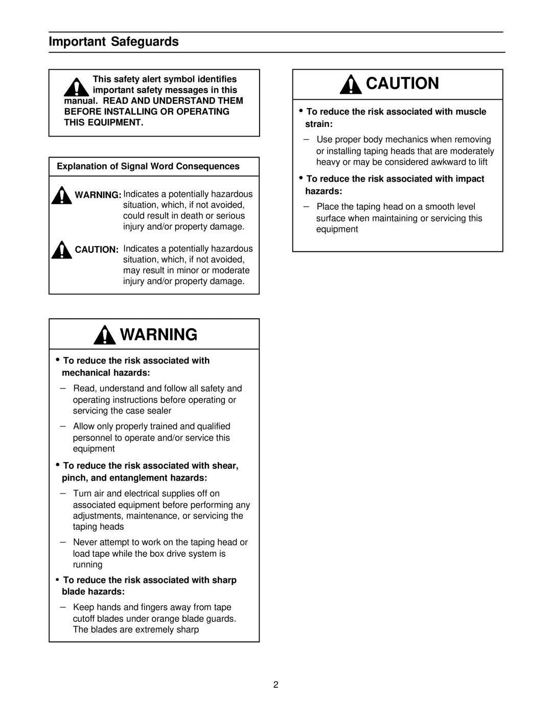 3M 10500 operating instructions Important Safeguards, To reduce the risk associated with sharp blade hazards 