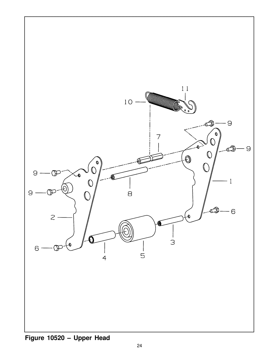 3M 10500 operating instructions Upper Head 