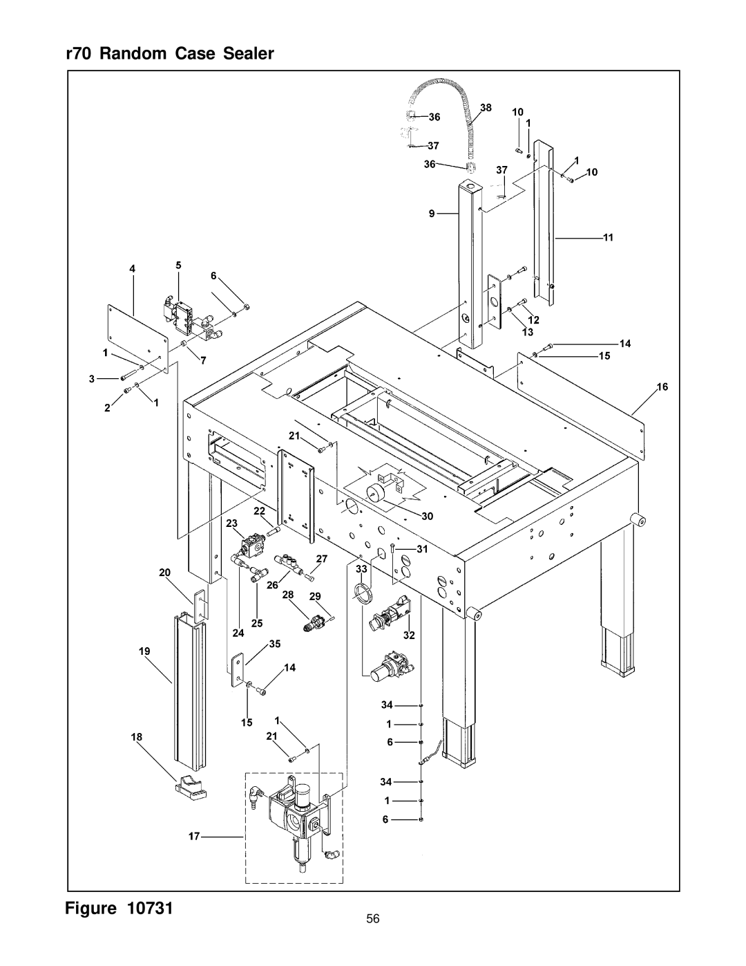 3M 10700, MN55144-1000 manual R70 Random Case Sealer 