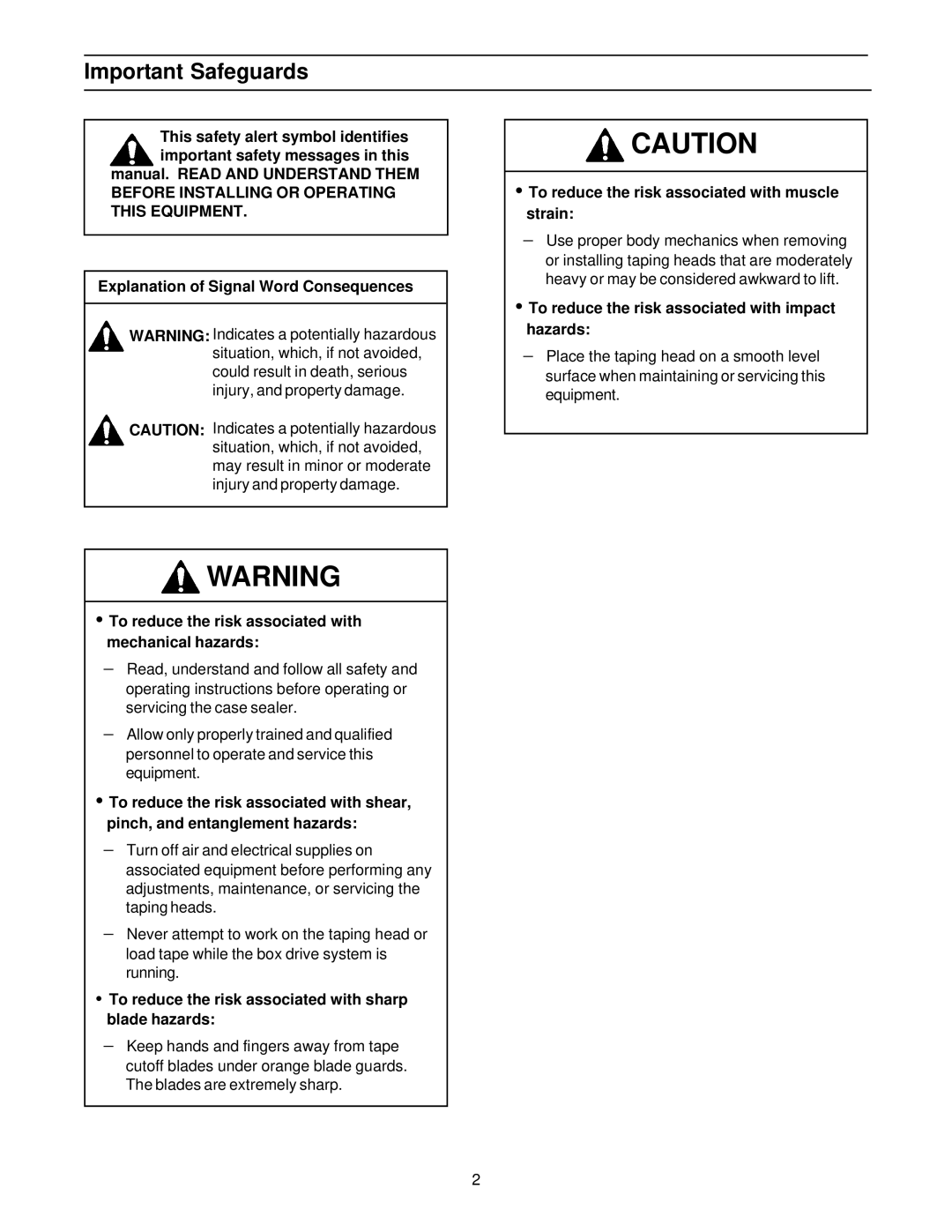 3M 10700, MN55144-1000 manual Important Safeguards 