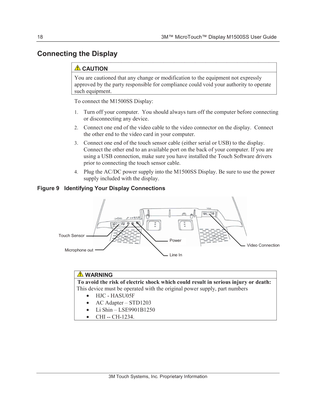 3M 11-81375-227 manual Connecting the Display, Identifying Your Display Connections 