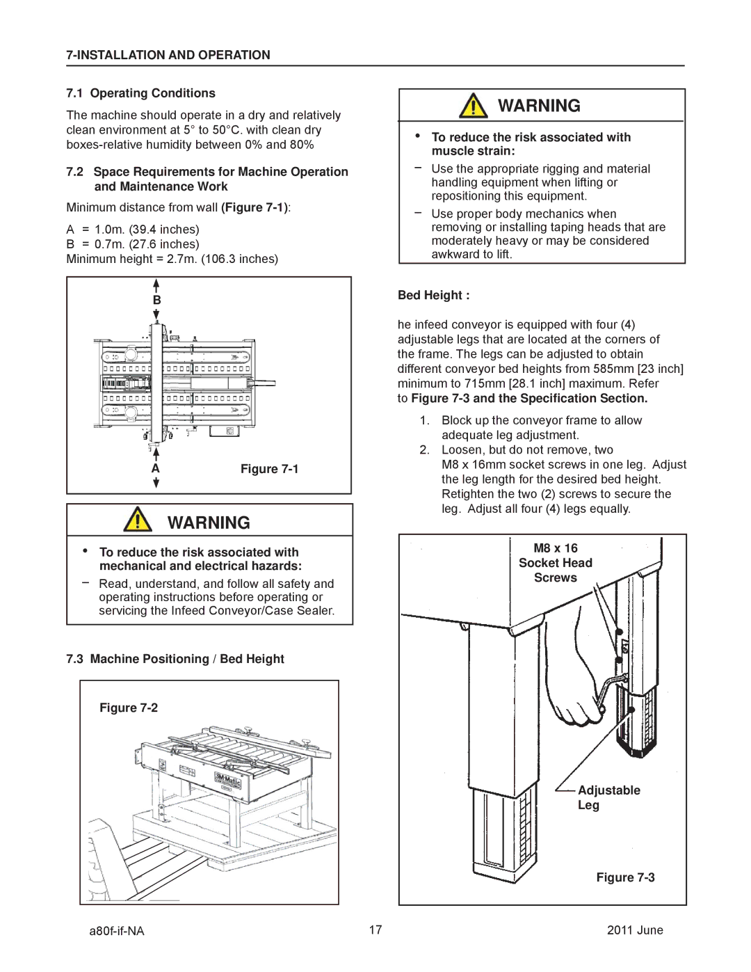 3M 11000 operating instructions Installation and Operation 