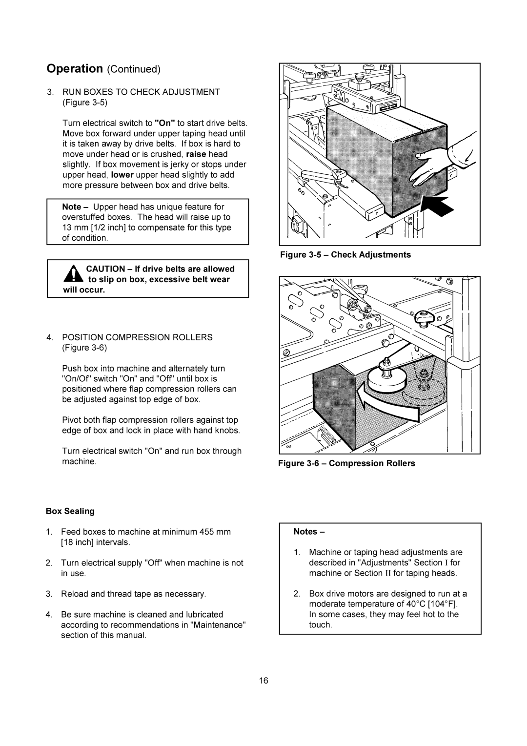 3M 200a manual Will occur, Box Sealing 